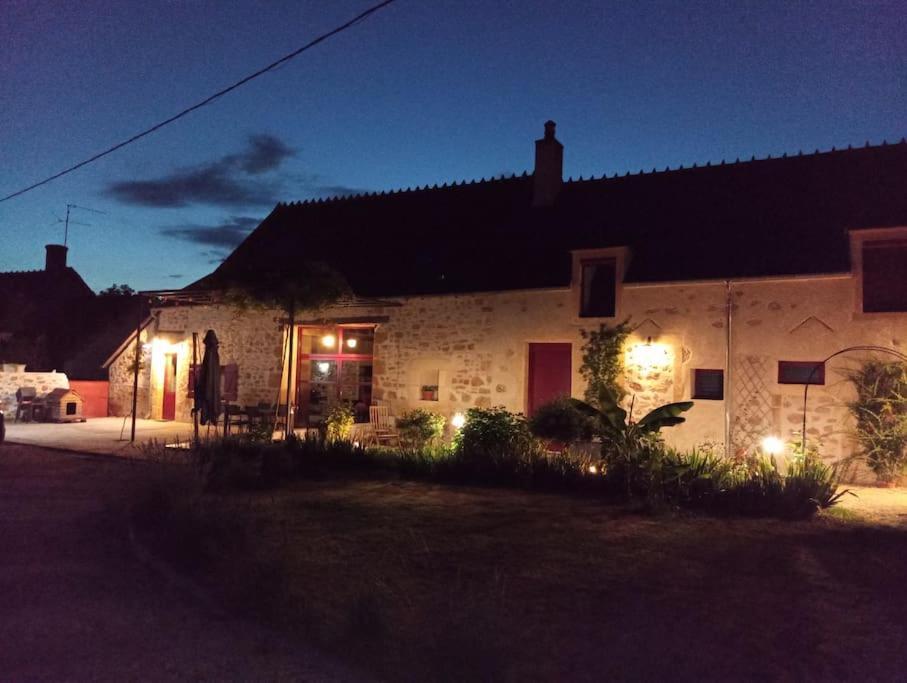 Longere Berrichonne, Calme Absolu, 13 Personnes Villa Saint-Pierre-les-Etieux Bagian luar foto