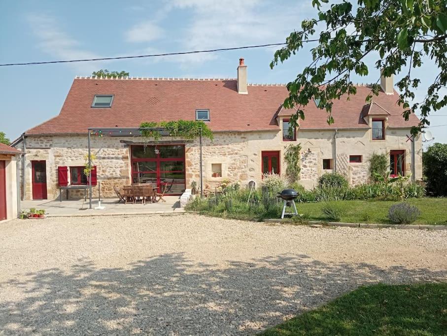 Longere Berrichonne, Calme Absolu, 13 Personnes Villa Saint-Pierre-les-Etieux Bagian luar foto