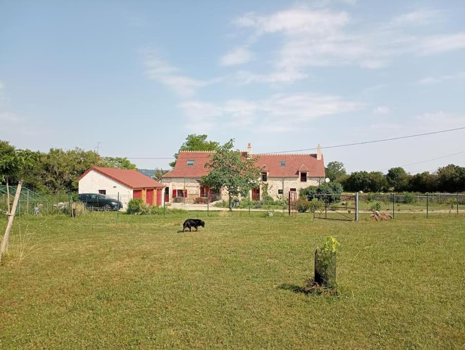 Longere Berrichonne, Calme Absolu, 13 Personnes Villa Saint-Pierre-les-Etieux Bagian luar foto